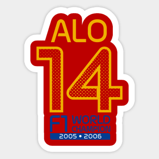 ALO 14 Logo Spanish Design Sticker